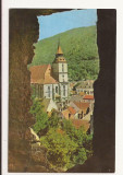 Carte Postala veche Romania - Brasov, Biserica Neagra, circulata 1962