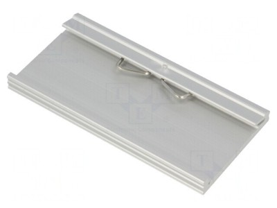 M&amp;acirc;ner Aluminiu 100mm pentru Șină DIN TS35 foto