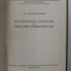 SUCCESIUNEA STATELOR LA TRATATELE INTERNATIONALE de VICTOR DUCULESCU , 1972