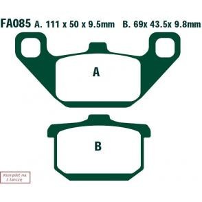 Klocki Ham. Moto. Kawasaki Fx 400 R (Zx 400 E1-E3) (86-88) 277460 EBCFA085V foto