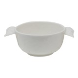Cumpara ieftin Set 5 boluri ceramica alba 14x10x5 cm
