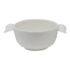 Set 5 boluri ceramica alba 14x10x5 cm