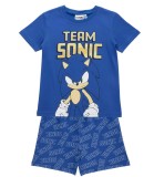 Pijama de Vară pentru Copii Team Sonic 4-10 Ani (set 4 buc.)