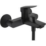 BATERIE CADA LOGIS FARA FURTUN SI PARA DE DUS NEGRU MAT, Hansgrohe