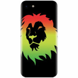 Husa silicon pentru Apple Iphone 5 / 5S / SE, Rasta Color Lion