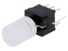 Micro&icirc;ntrerupător TACT DPDT 0,1A/30VDC THT fără verde