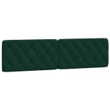 Cumpara ieftin Perna tablie de pat, verde, 200 cm, catifea
