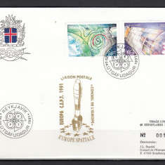 Islanda 1991 - FDC SPECIAL AUR - EUROPA SPATIALA - Tiraj 60 ex. numerotate