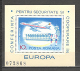 Romania.1977 Conferinta ptr. securitate si cooperare Belgrad-Bl. ZR.585, Nestampilat