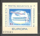 Romania.1977 Conferinta ptr. securitate si cooperare Belgrad-Bl. ZR.585, Nestampilat