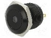 Intrerupator anti-vandalism, OFF-(ON), &Oslash;16mm, ONPOW - GQ16F-10D/J/B/12V/A