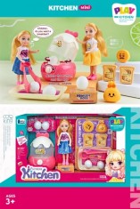 Set de Joaca Mini Bucatarie pentru Copii pentru pregatirea micului dejun