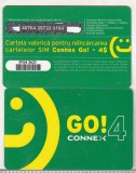 Bnk card Romania - Connex - reincarcare Go! 4 - RO-CON-REF-0031B