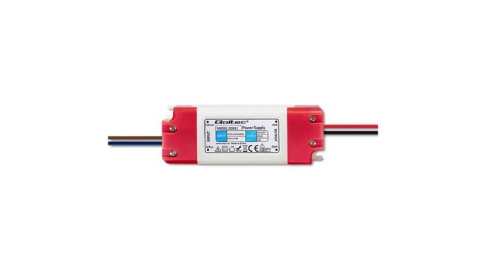 Sursă de alimentare LED Qoltec IP20 | 24W | 12V | 2A