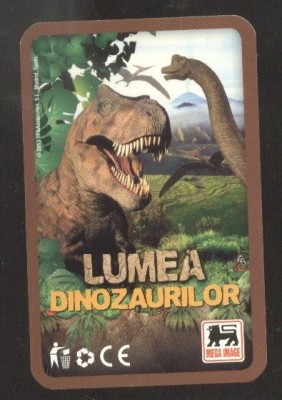 Dinosaur World Series - 4 cards from Mega Image (Delhaize Group) CG.014 foto