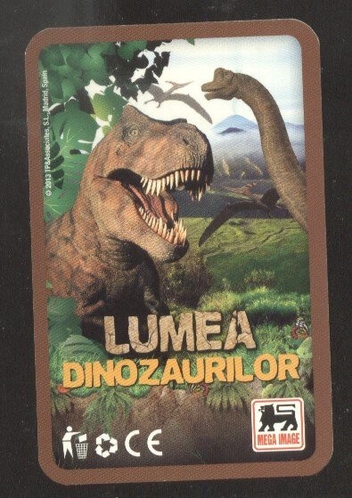 Dinosaur World Series - 4 cards from Mega Image (Delhaize Group) CG.014