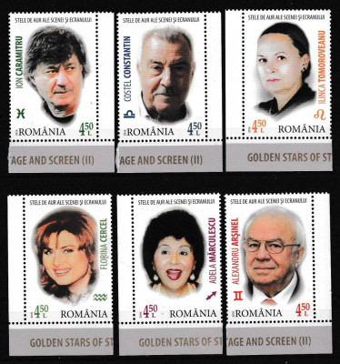 Romania 2017 - ACTORI - MNH foto