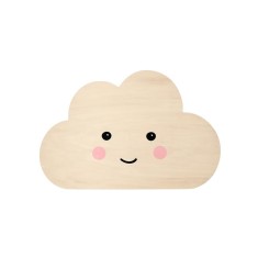 Lampa de veghe de perete, cu led, lumina reglabila si oprire cronometrata, forma nor, Lumilu Silhouette Cloud, Reer 52167 Children SafetyCare foto