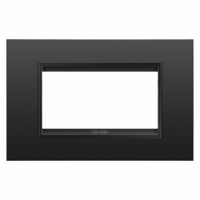 Rama Ornament 4M metal LUX Gewiss Chorus negru satinat GW16204XM foto