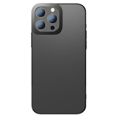 Husă Rigidă Pentru PC Baseus Cu Sclipici Husă Transparentă Galvanizată Pentru IPhone 13 Pro Max, Neagră (ARMC000201) foto