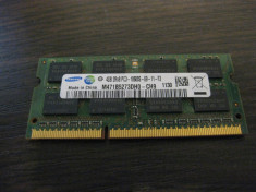 ram laptop 4 gb ddr3 1333 mhz SAMSUNG 2Rx8 PC3-10600S-09-11-F3 FUNCTIONAL foto