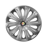 Set 4 capace roti Strong silver varnished R15 Compatibil Cu Alfa Romeo
