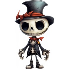 Sticker decorativ, Halloween, Alb, 90 cm, 1337STK-1