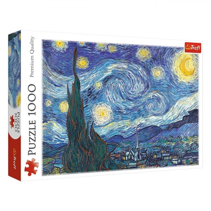 Puzzle Adulți Trefl Noapte &Icirc;nstelată 1000 Piese, Multicolor, 68.3x48cm