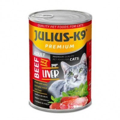 Julius K9 Cat - Hrana umeda super-premium- Vita si Ficat - 415g foto