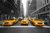 Cumpara ieftin Fototapet autocolant Taxi in New York, 250 x 150 cm