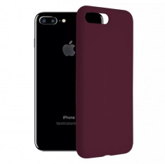 Husa iPhone 8 Plus Silicon Mov Slim Mat cu Microfibra SoftEdge foto