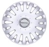 Capace Roti Dacia R16/15 Inch, Gri/Negru, ABS, Cod 403, Set 4 Bucati