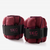 Set Greutăți flexibile reglabile Glezne/&Icirc;ncheieturi Fitness Bordo 2 x 1 kg