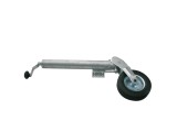 Roata de sustinere Carpoint pentru remorca cu tub de 60mm si roata 200x60mm , retractabila