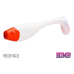 Shad Delphin BOMB Fatty/5buc 10Cm Redface foto