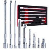 Set adaptoare chei tubulare, 1 / 4&quot;, 3 / 8&quot;, 1 / 2&quot;, Cr-V, 9 elemente, Tvardy T00131