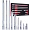 Set adaptoare chei tubulare, 1 / 4&quot;, 3 / 8&quot;, 1 / 2&quot;, Cr-V, 9 elemente, Tvardy T00131