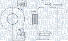 MAGNETI MARELLI 063731969010 Generator / Alternator