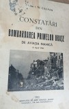 CONSTATARI DIN BOMBARDAREA PRIMELOR ORASE DE AVIATIA INAMICA CAPITAN I TH CIULPAN 1941