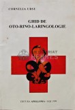 Ghid Oto-Rino-Laringologie, Cornelia Ursu, Apollonia, 1999, 191pg, Medicina ORL, format brosat