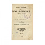Primele cunoștințe de istoria rom&acirc;nilor după istoria lui Ion Heliade Rădulescu, 1873