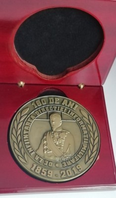 QW3 16 - Medalie - tematica militara - Informatii militare - AI Cuza - 2019 foto