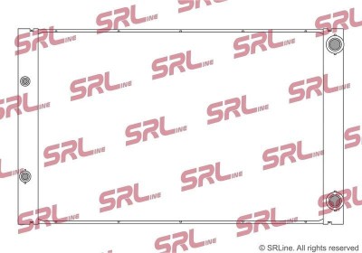 Radiator Audi A8 03-10, motor: 3.7 V8, 4.2 V8, intrare/iesire conectare rapida, 715x478x40, SRLine, Aluminiu/ Plastic brazat, 4E0121251C; 4E0121251E foto