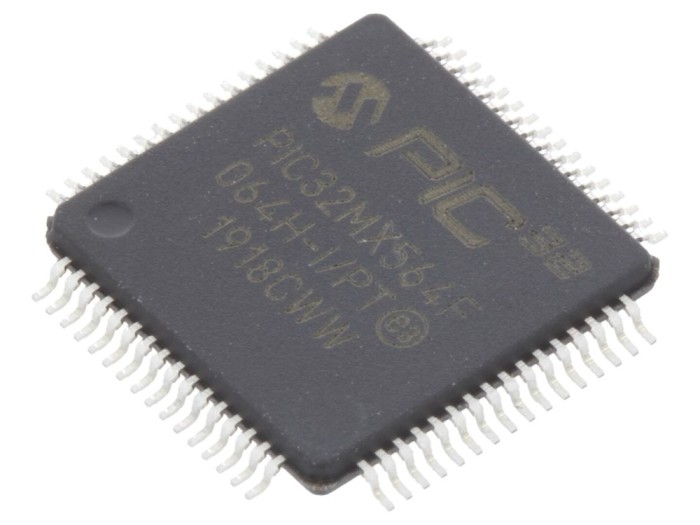 Microcontroler PIC32 64kB, TQFP64
