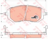 Set placute frana,frana disc SUBARU LEGACY V Combi (BM, BR) (2009 - 2016) TRW GDB3328