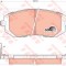 Set placute frana,frana disc SUBARU FORESTER (SG) (2002 - 2016) TRW GDB3328