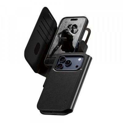 Husa MagSafe pentru Apple iPhone 17 Pro, PanzerGlass, Care Feature Tango Two-in-One, Neagra foto