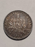 Franta 1 franc 1919 argint, Europa