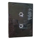 Carcasa pentru 4 DVD-uri, 14 mm, negru