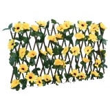 Cumpara ieftin Spalier cu iedera artificiala, extensibil, galben, 180x30 cm